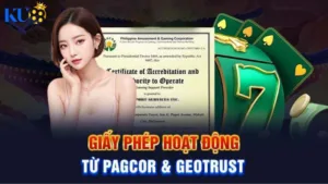 Các loại giấy phép hoạt động tại nhà cái Ku88